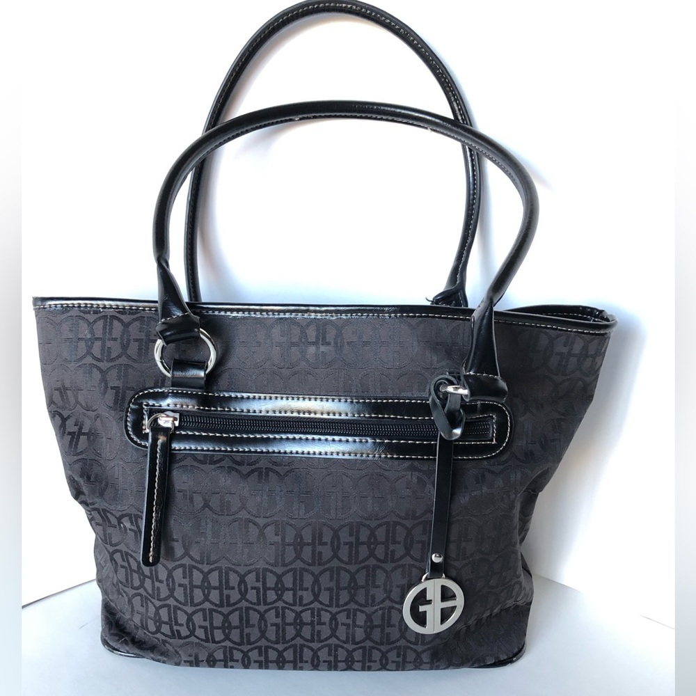 Giani Bernini Purse - Embossed Medium Shoulder Bag